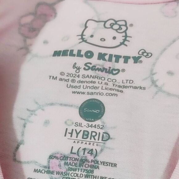 Hello Kitty Sanrio Pink Short Sleeve T-Shirt -G - Picture 3 of 3